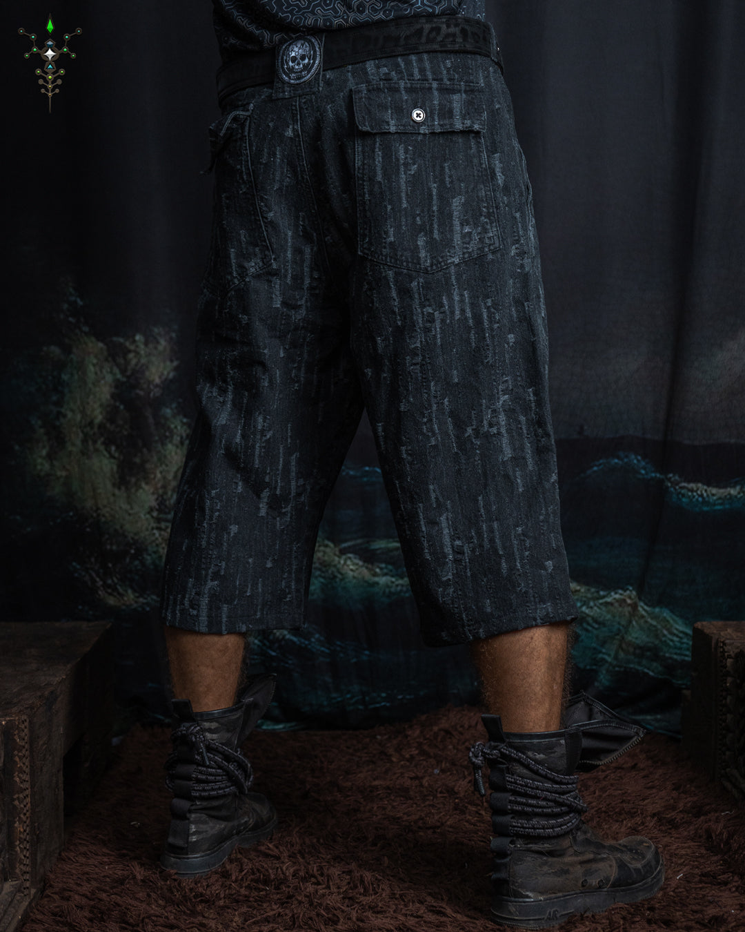 Corsaire Men / Loose Fit Distressed Denim Stonewashed - BLAKPUNK
